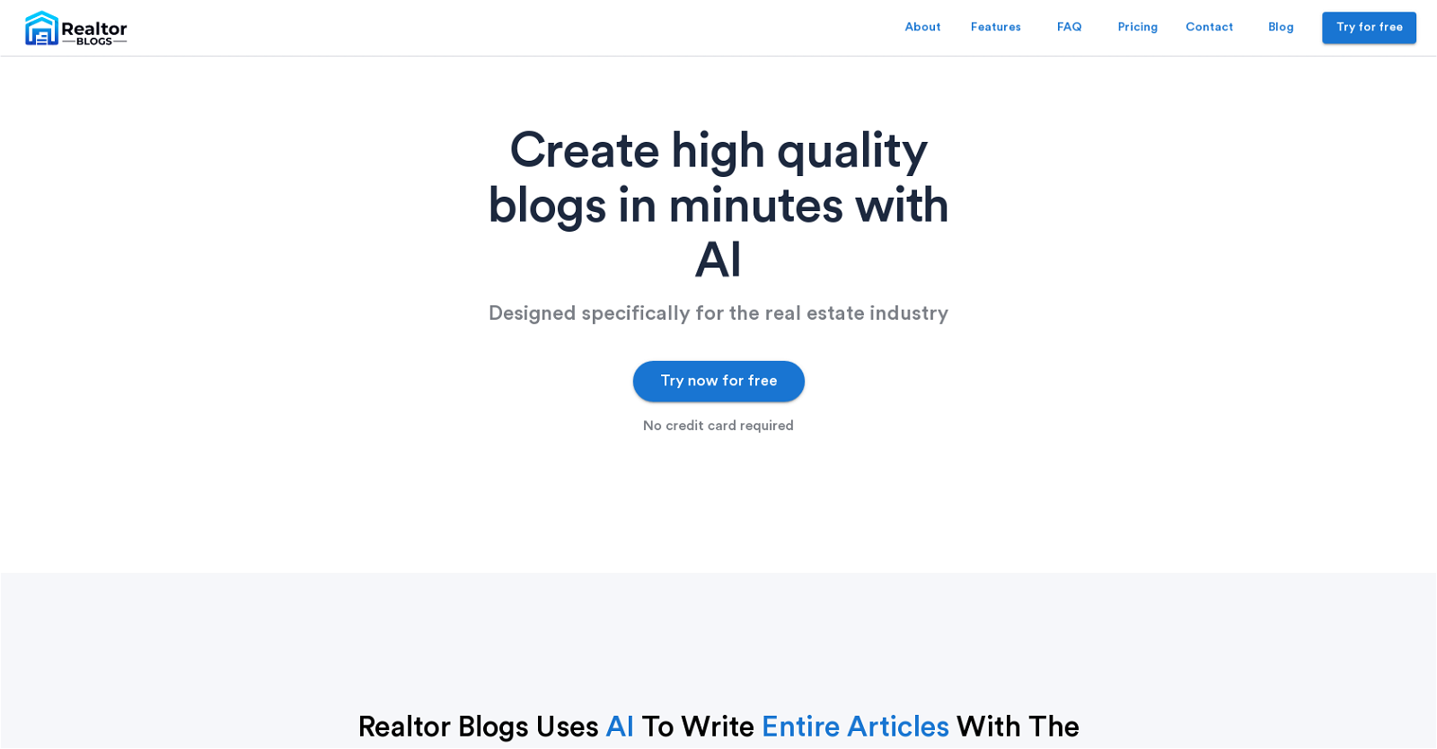 Realtor Blogs website