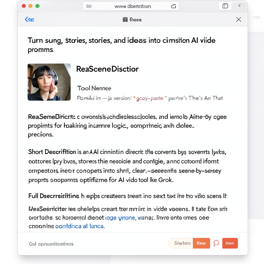 ReaSceneDirector website