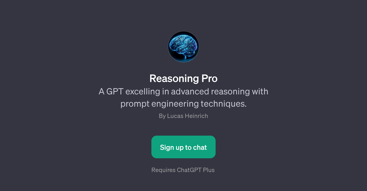 Reasoning Pro website