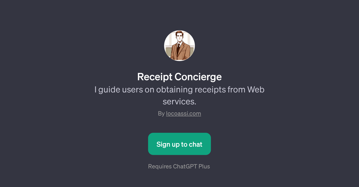 Receipt Concierge website