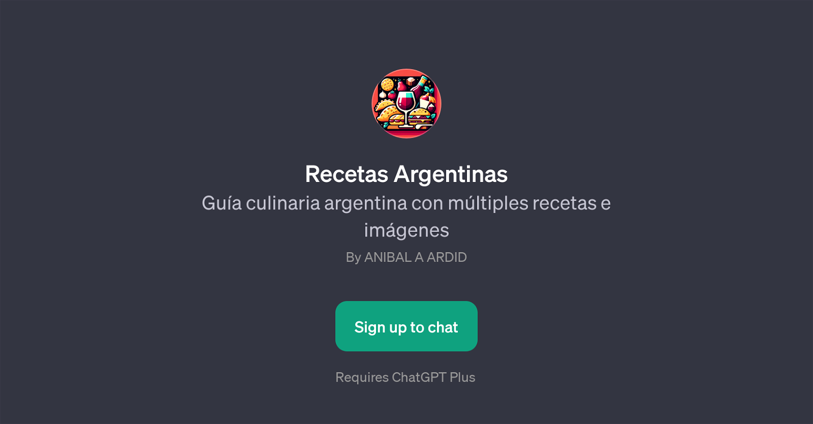 Recetas Argentinas website