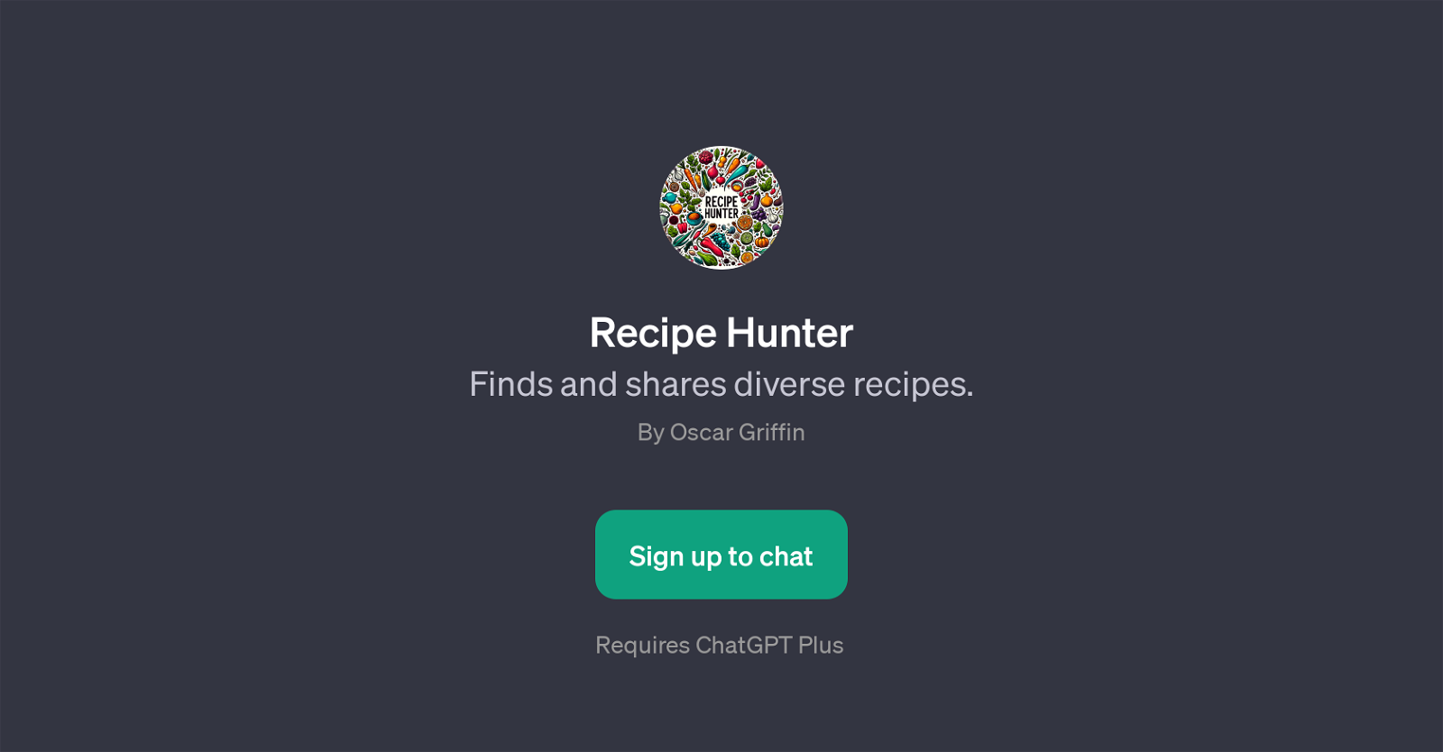 Recipe Hunter website