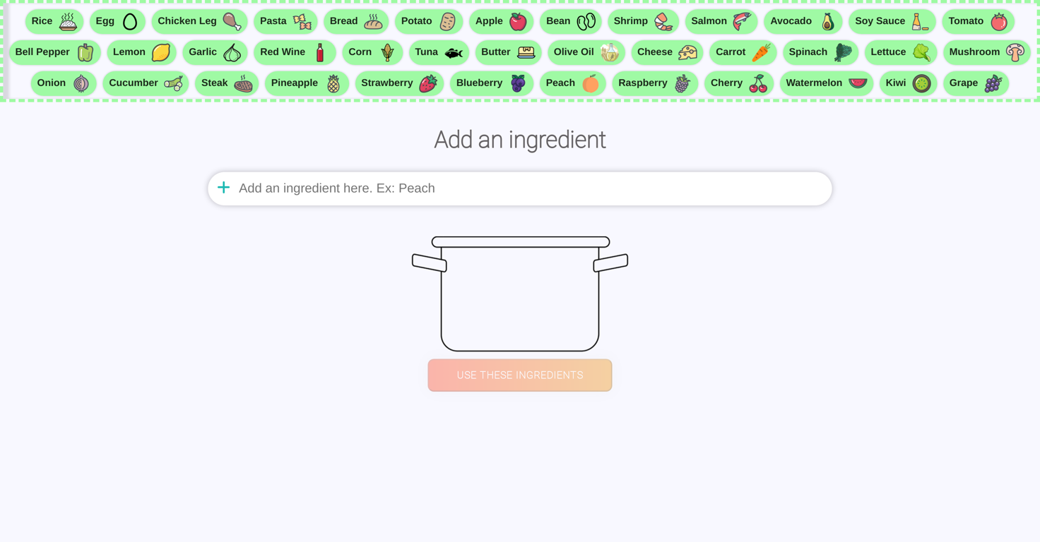 Recipe Maker website