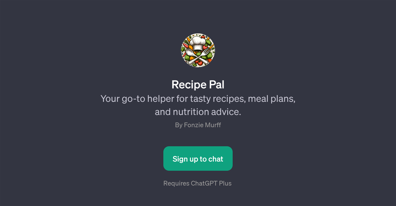 Recipe Pal website