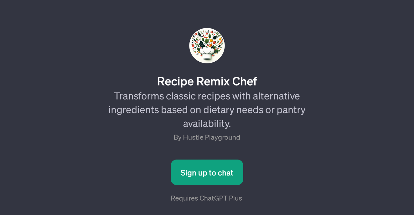 Recipe Remix Chef website