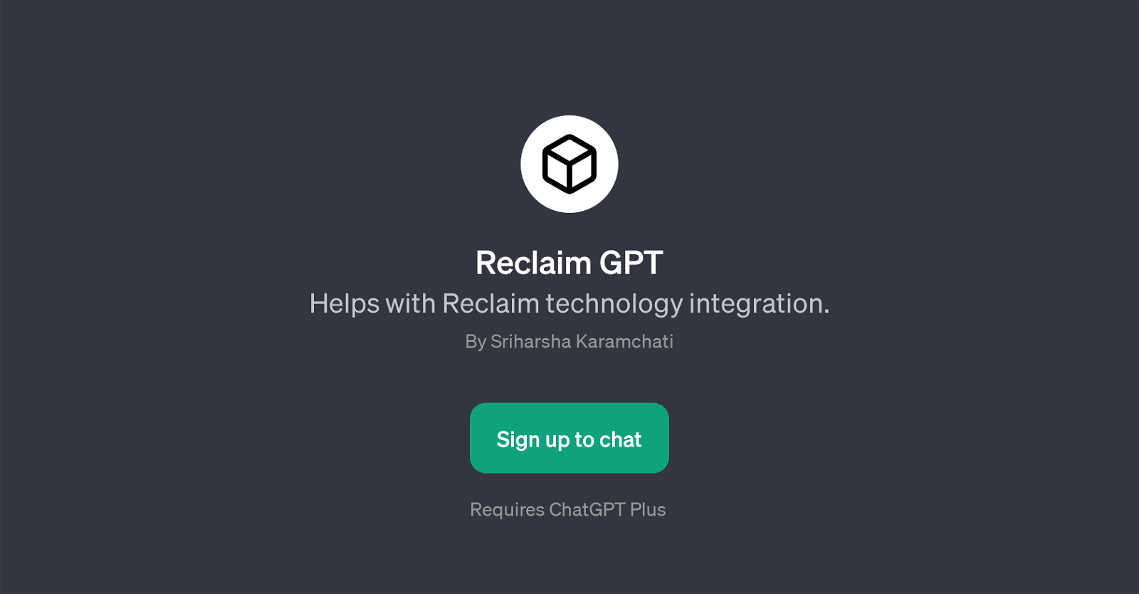 Reclaim GPT website