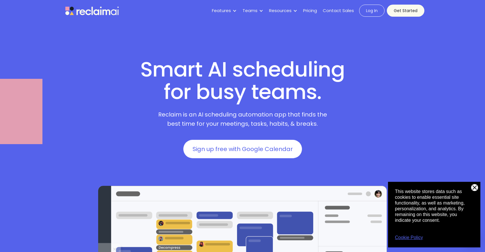 ReclaimAI And 10 Other AI Tools For Calendar assistant