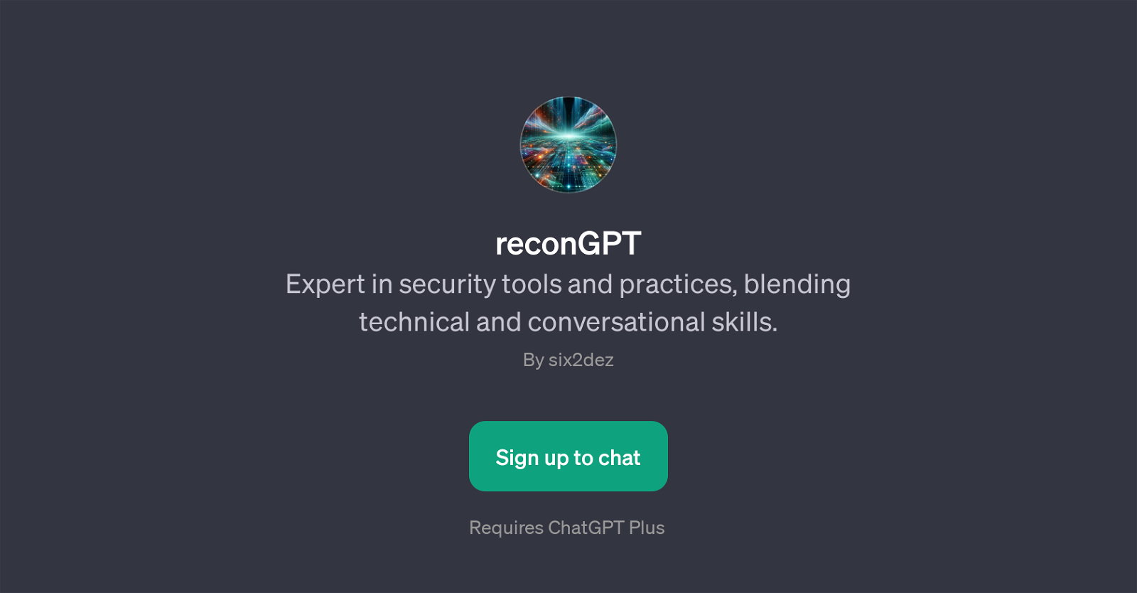 reconGPT website