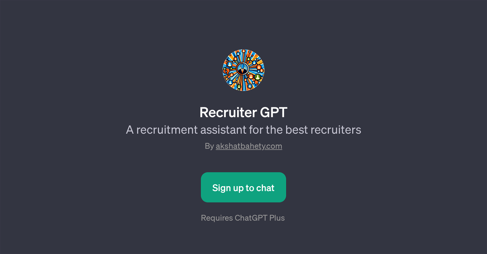 Recruiter GPT website