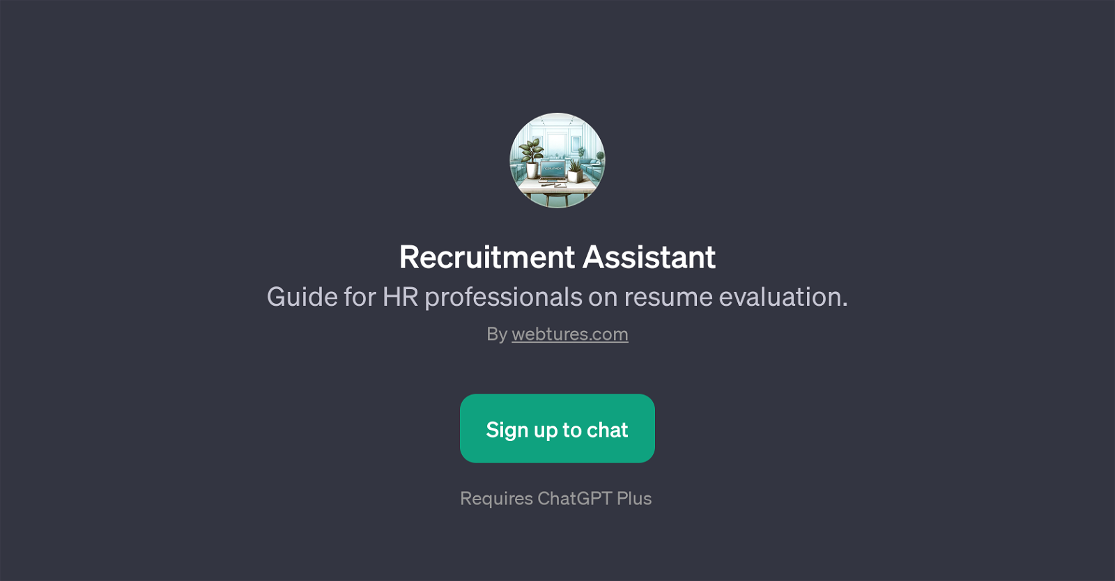 Recruitment Assistant website