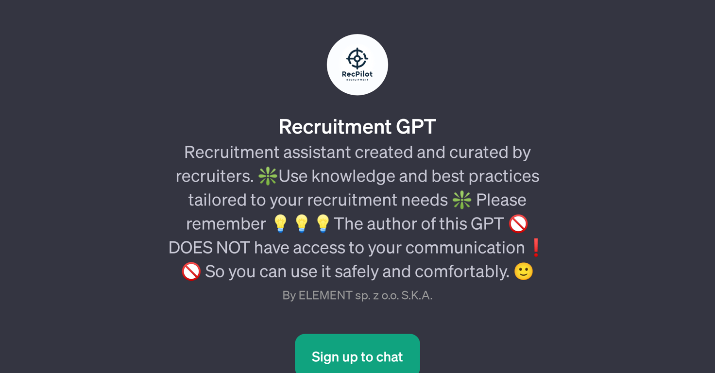 Recruitment GPT website