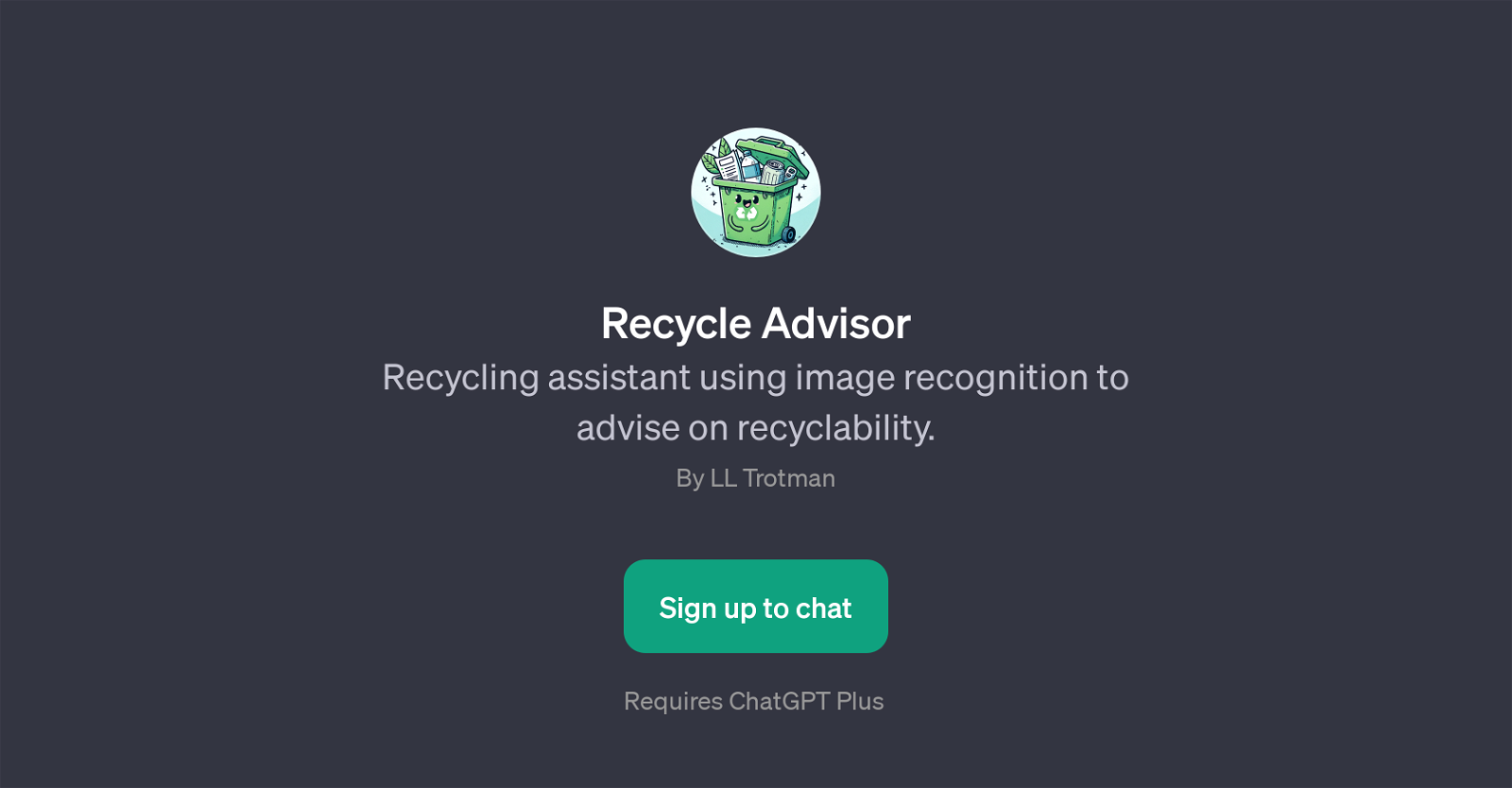 Recycle Advisor website