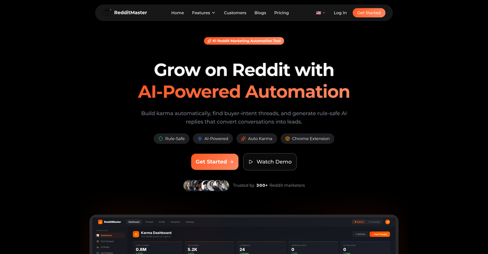 RedditMaster website