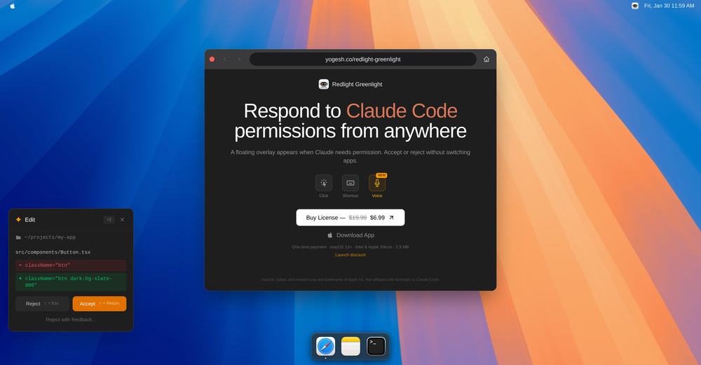 Redlight Greenlight website