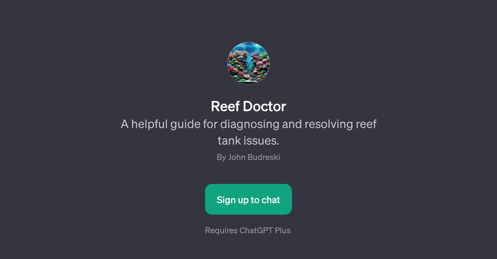 Reef Doctor website