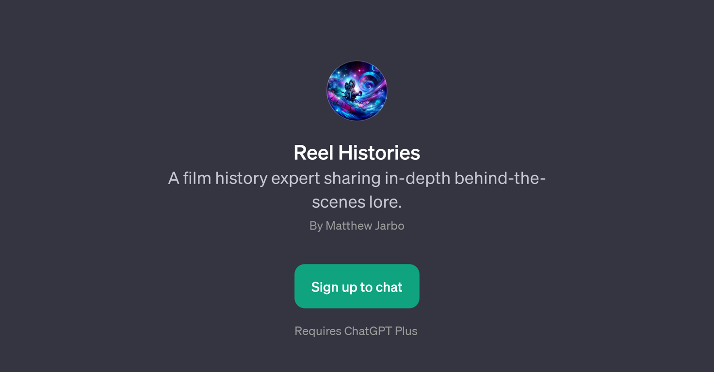 Reel Histories website