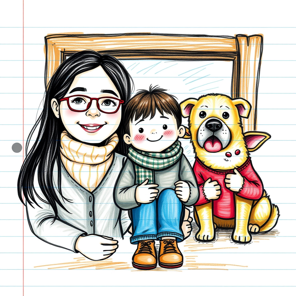 Reference Photo to Crayon Art Transformation website