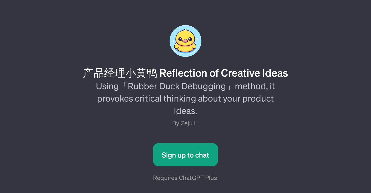 Reflection of Creative Ideas website