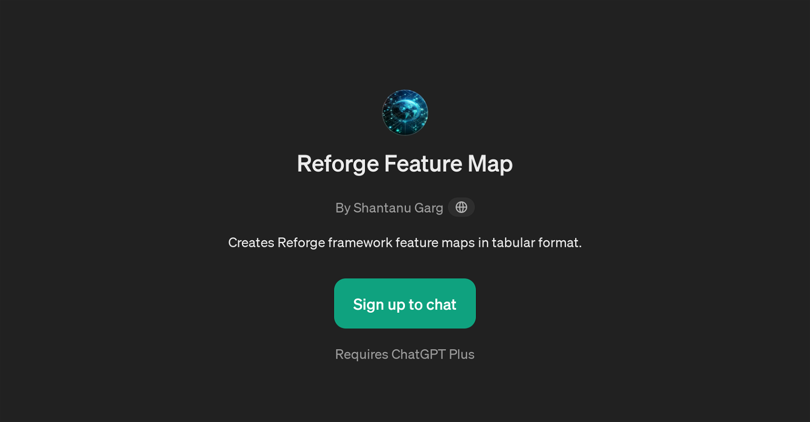 Reforge Feature Map website