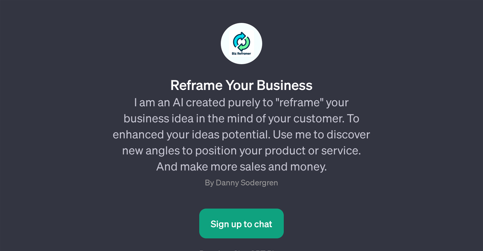 Reframe Your Business website