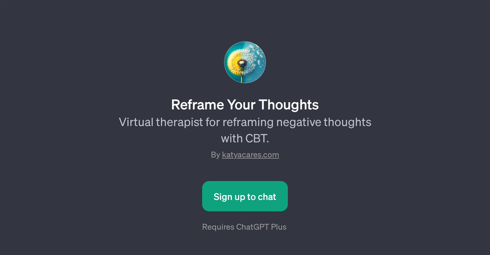 Reframe Your Thoughts website