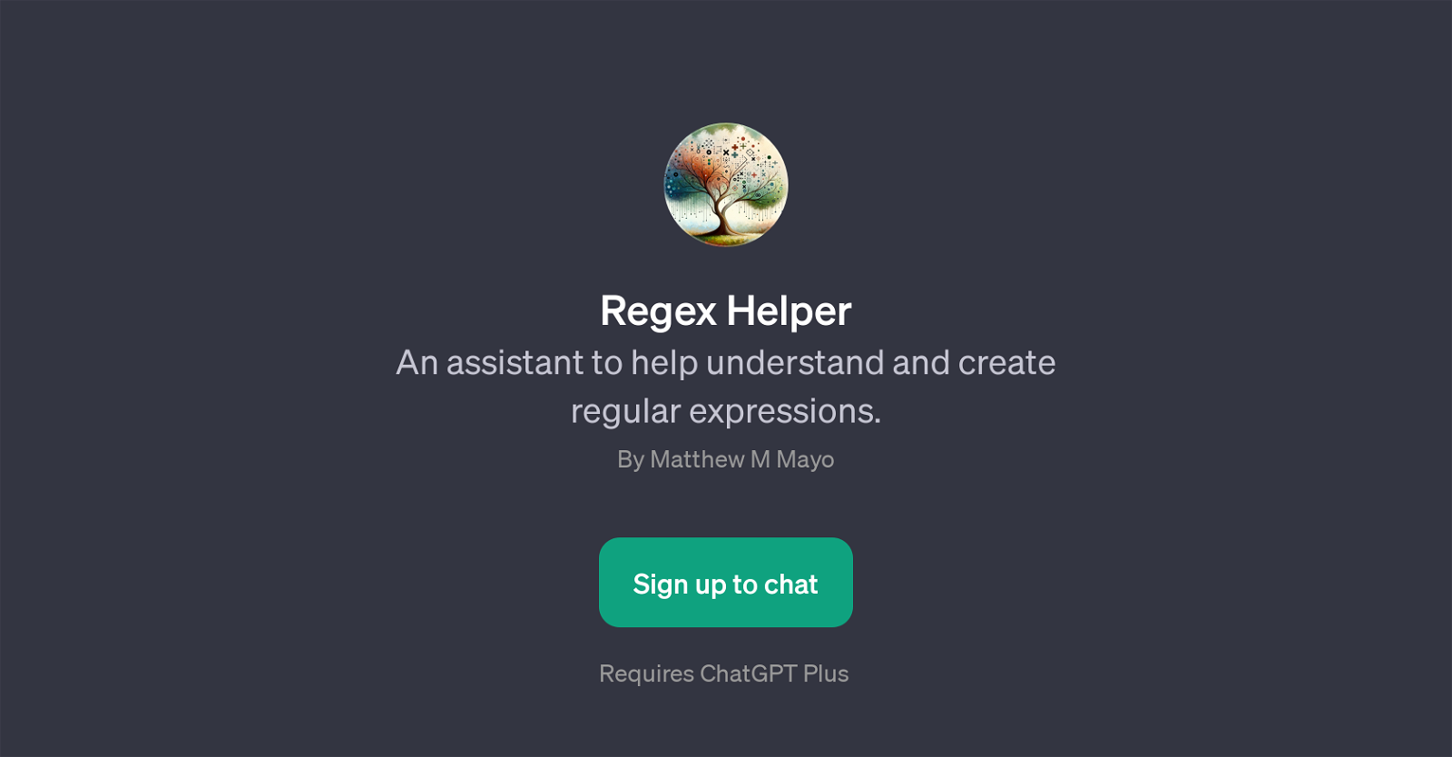 Regex Helper website