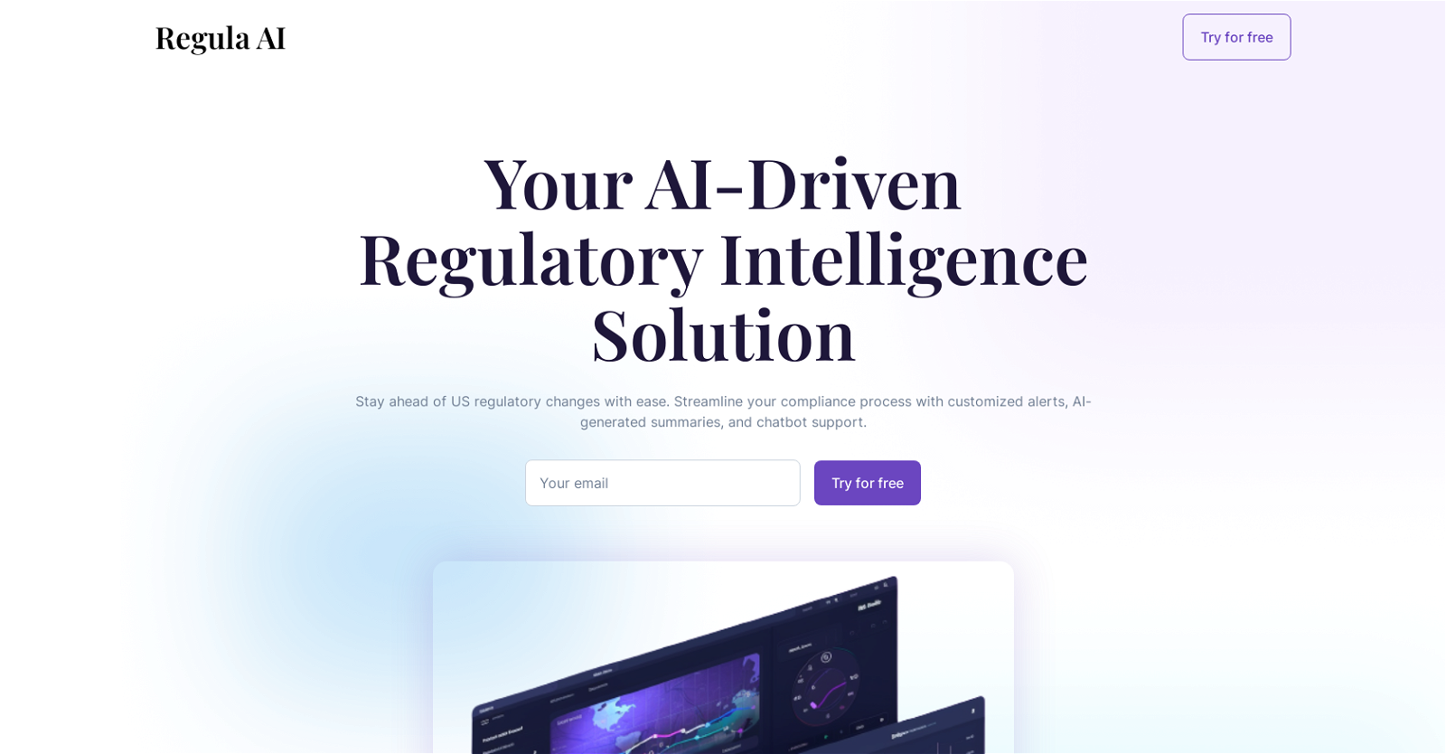 Regula AI website