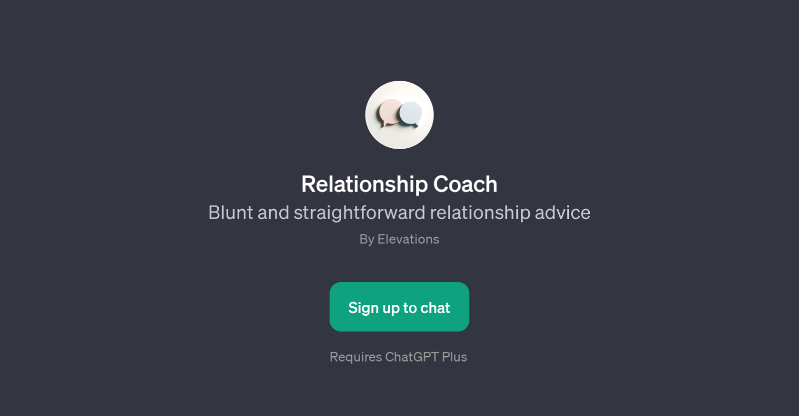 Relationship Coach website