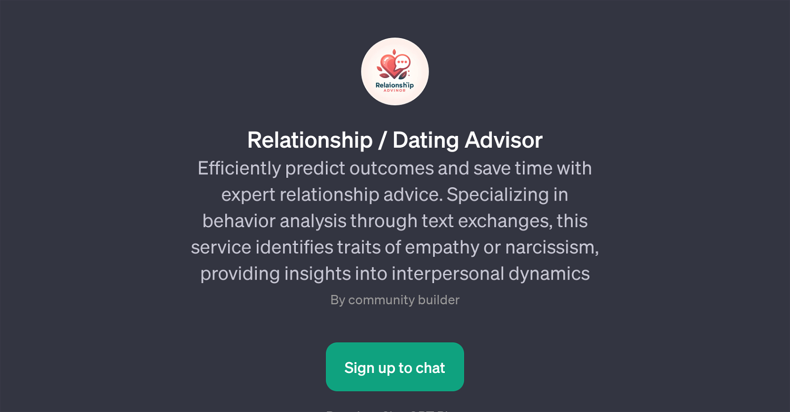 Relationship / Dating Advisor website
