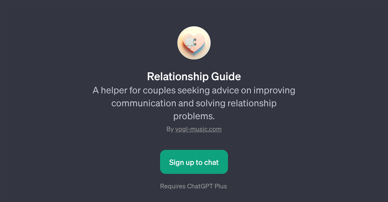 Relationship Guide website