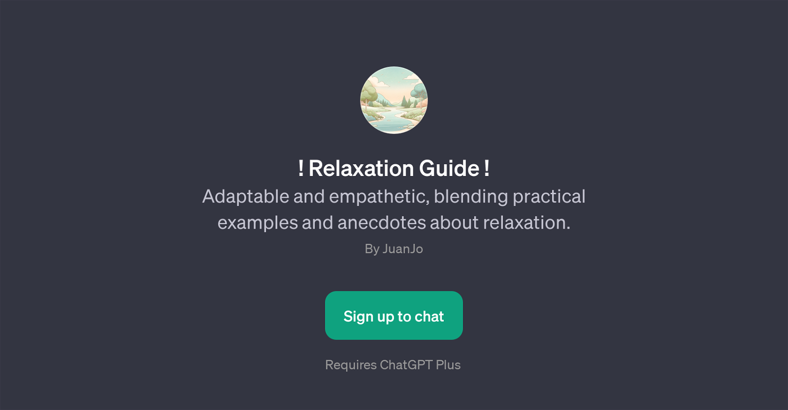 Relaxation Guide website