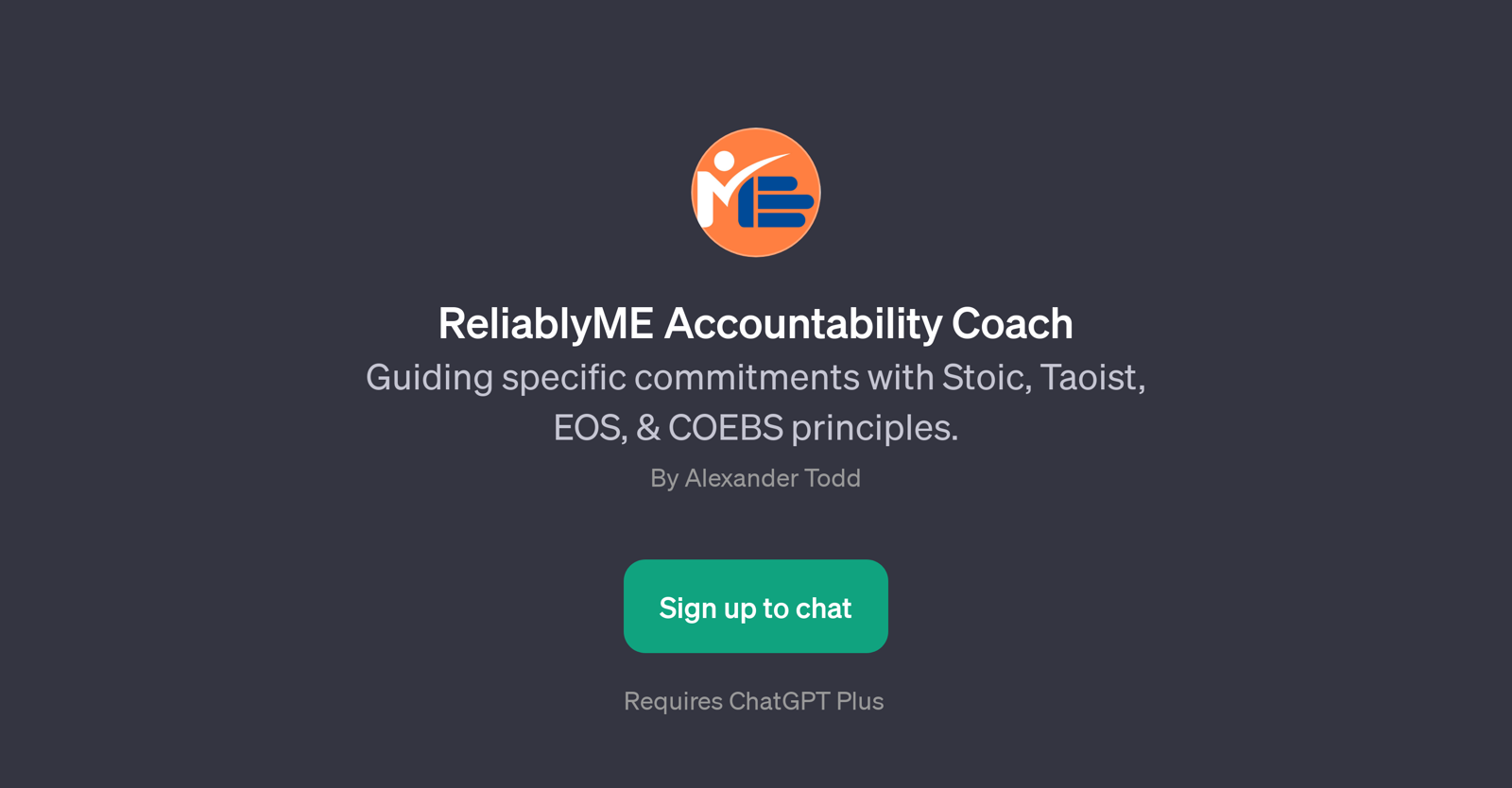 ReliablyME Accountability Coach website