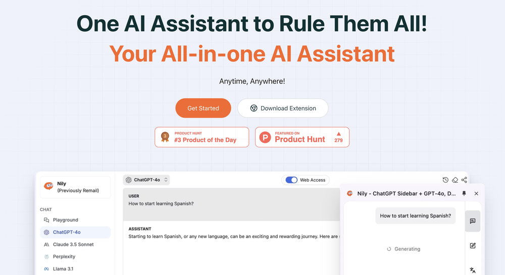 Nily (aka Remail) website