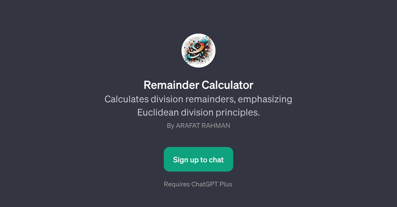 Remainder Calculator website