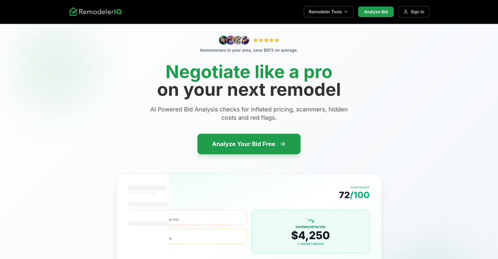 Remodeler IQ website