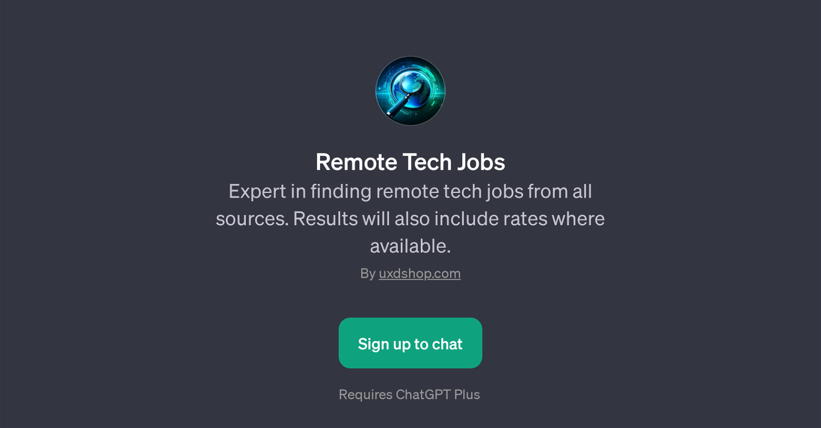 Remote Tech Jobs website