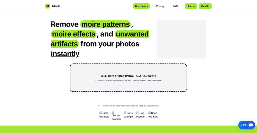 RemoveMoire.com website