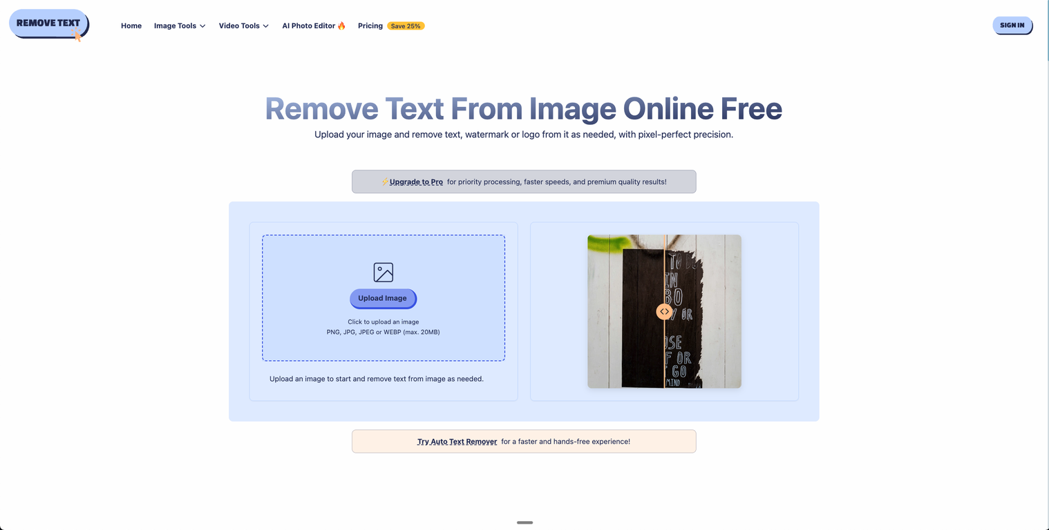 RemoveText.Net website