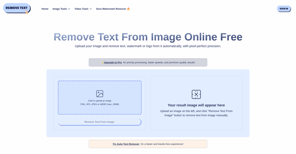 RemoveText.Net website
