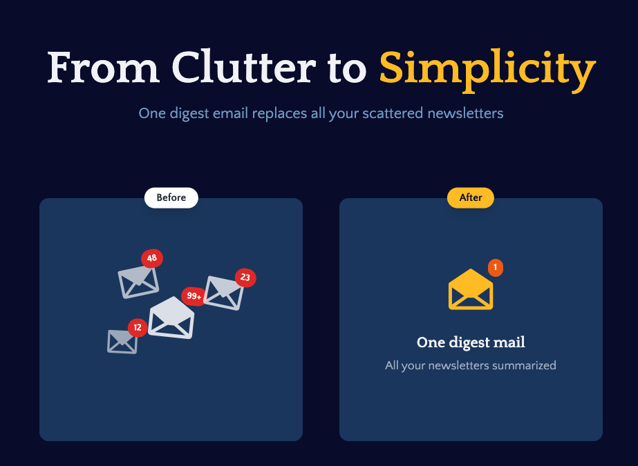 Remy - Newsletter summarizer preview