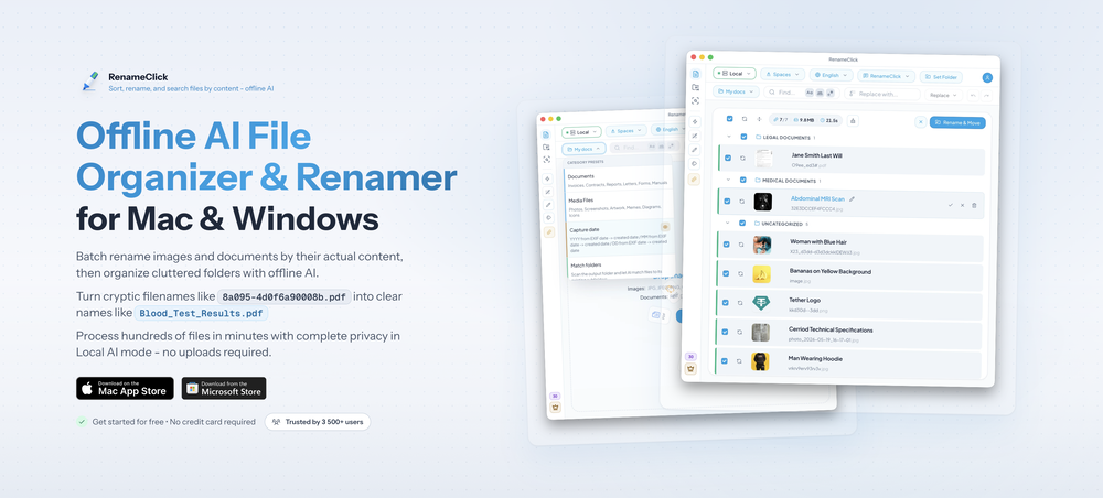 RenameClick website