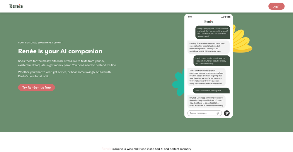 Renée Space website