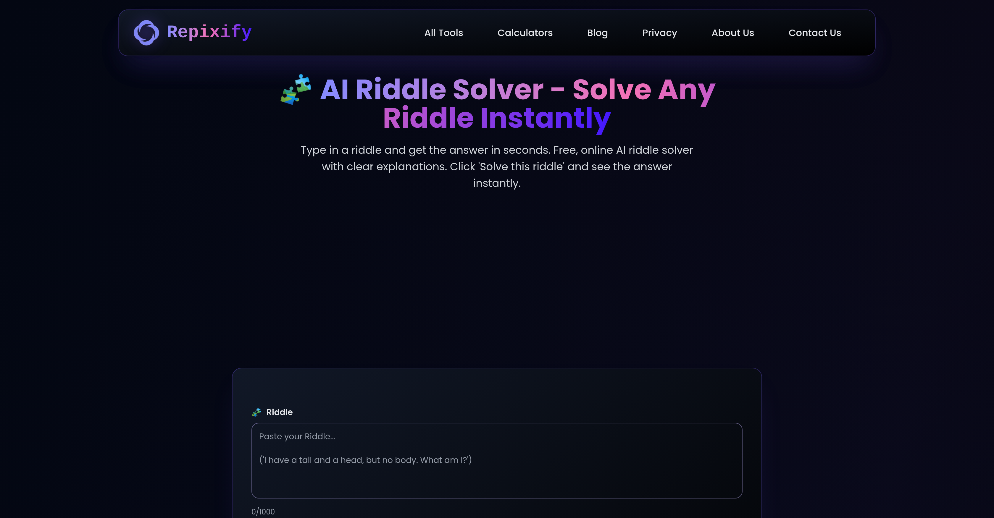 Repixify | Riddle Solver screenshot
