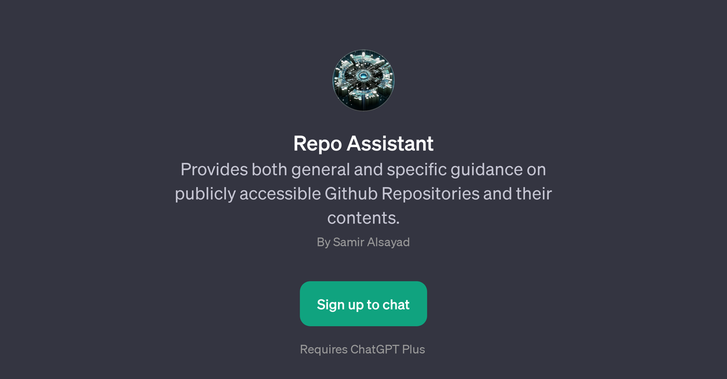 Repo Assistant website