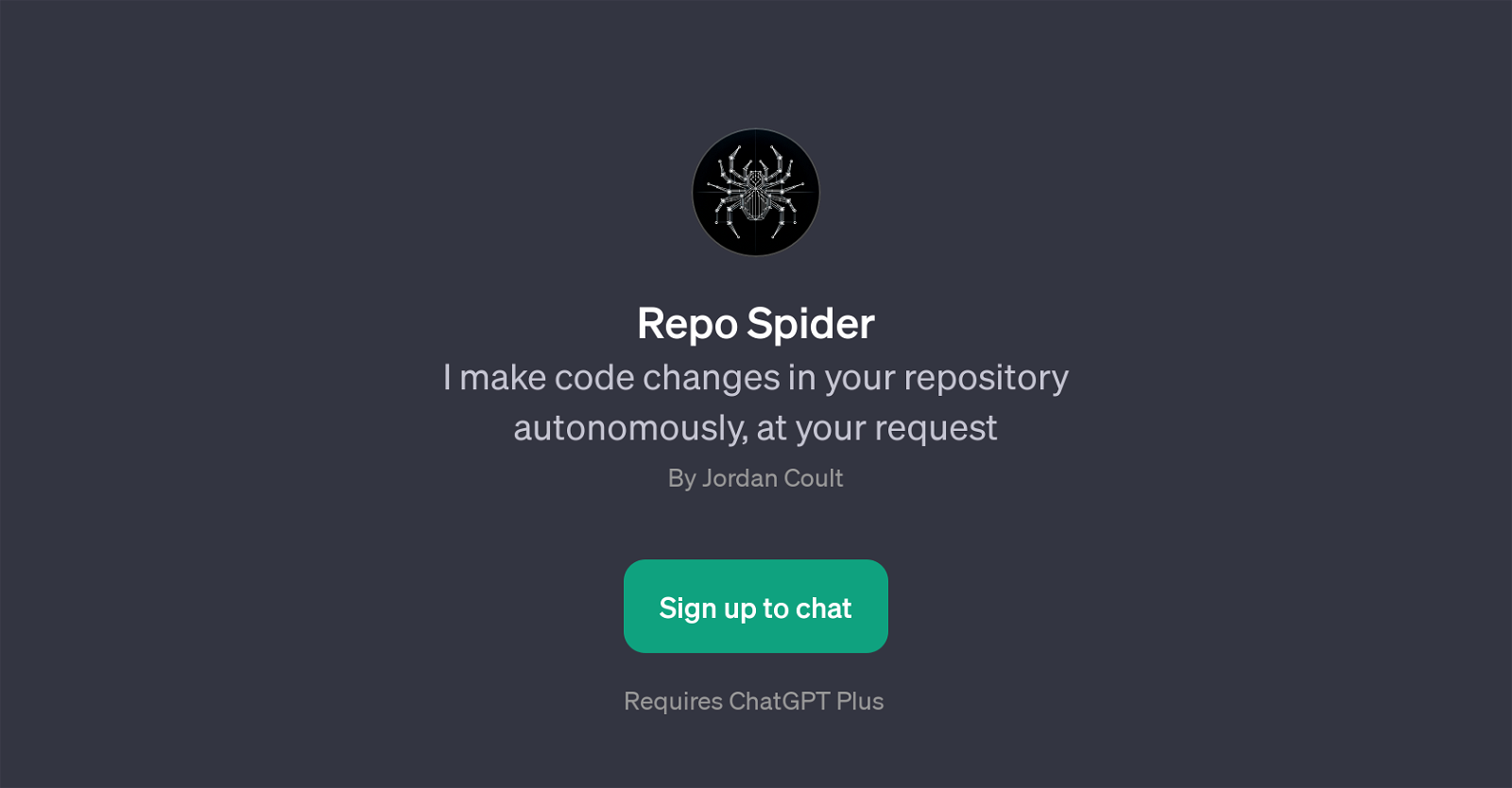 Repo Spider website