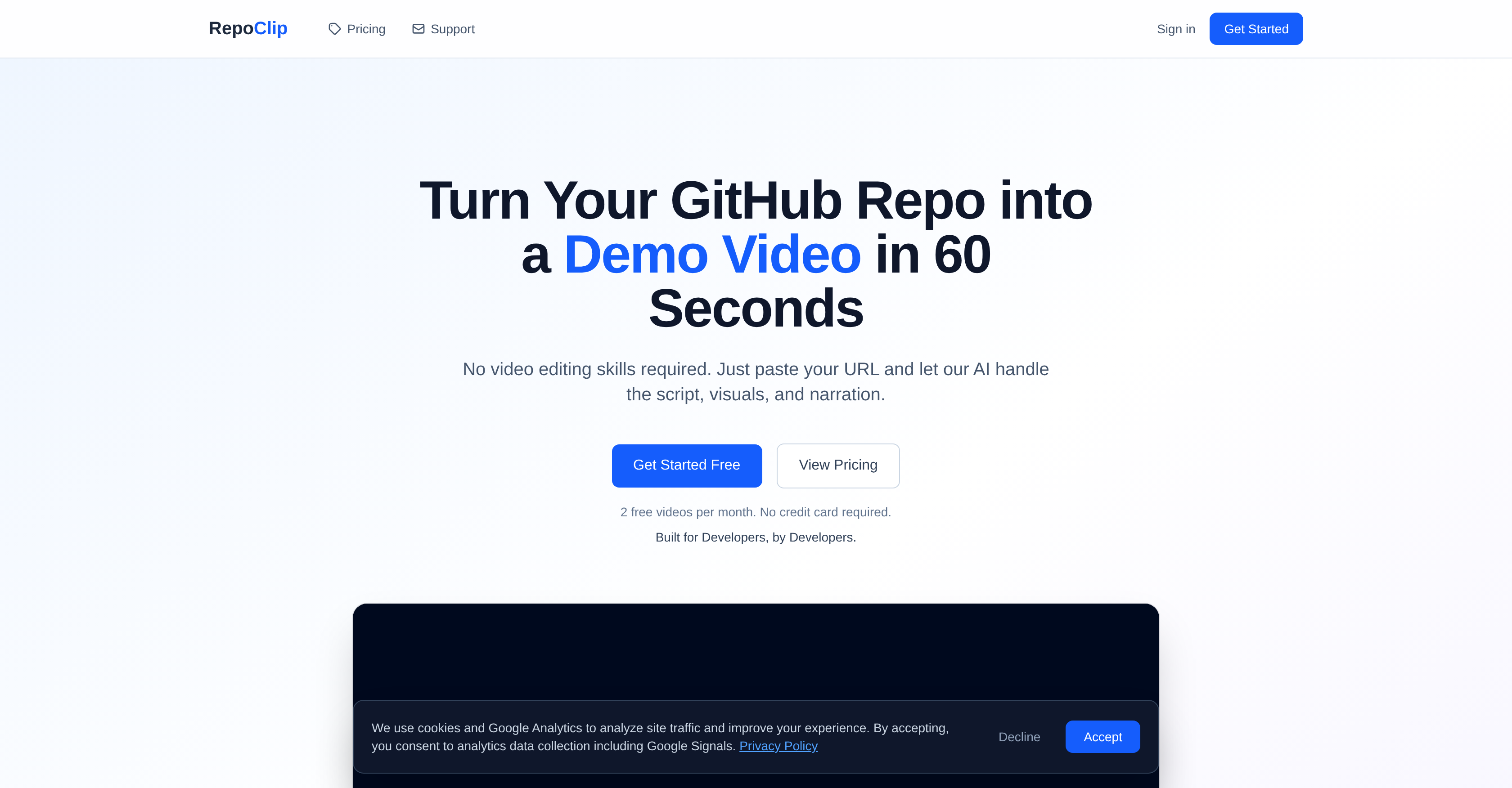 RepoClip logo