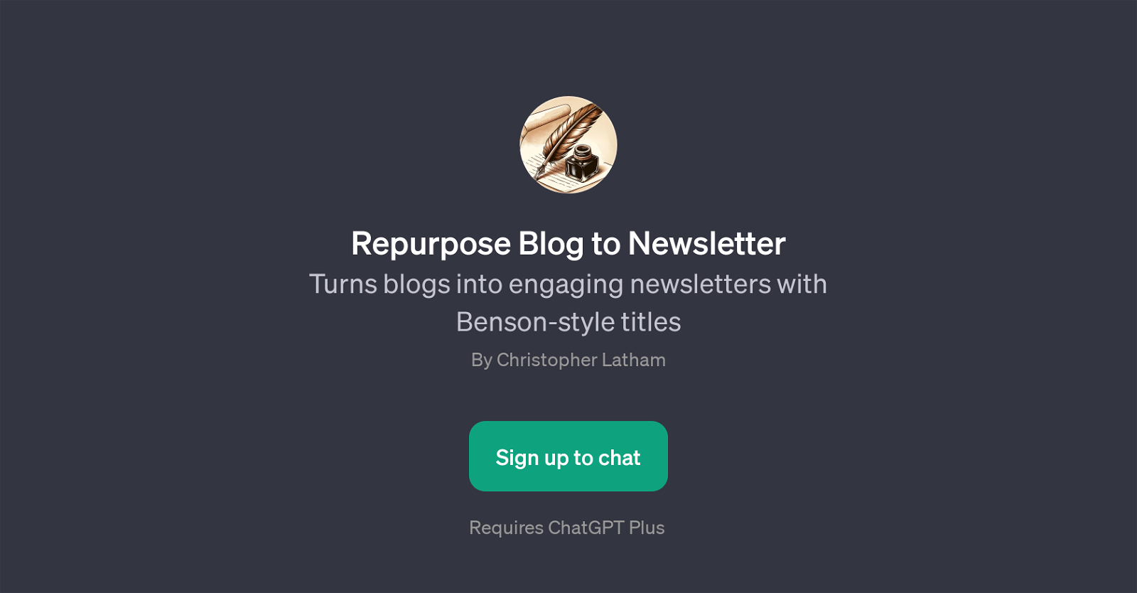 Repurpose Blog to Newsletter website