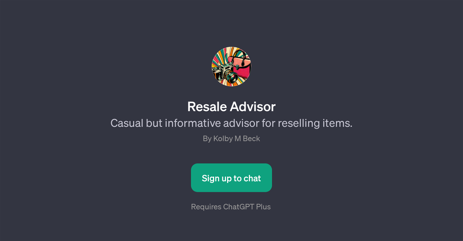 Resale Advisor website
