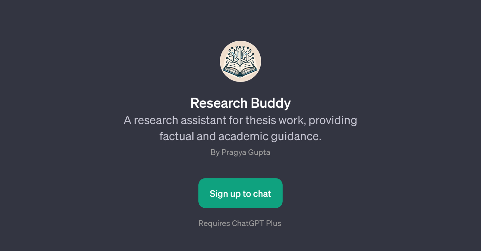 Research Buddy website