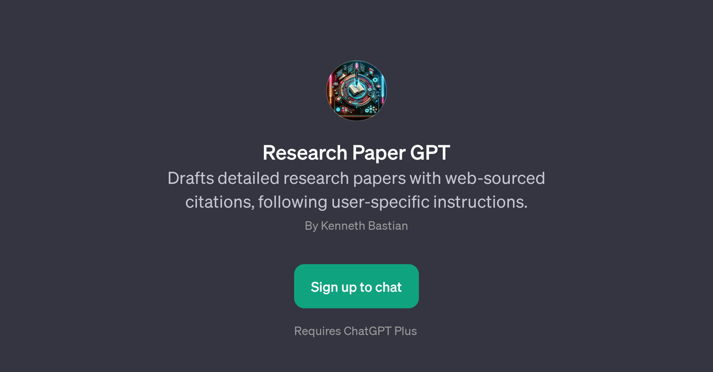 Research Paper GPT website